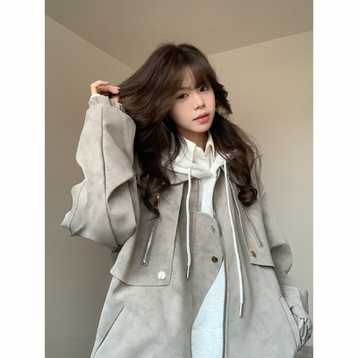 美式高街机车pu皮衣外套男款秋季