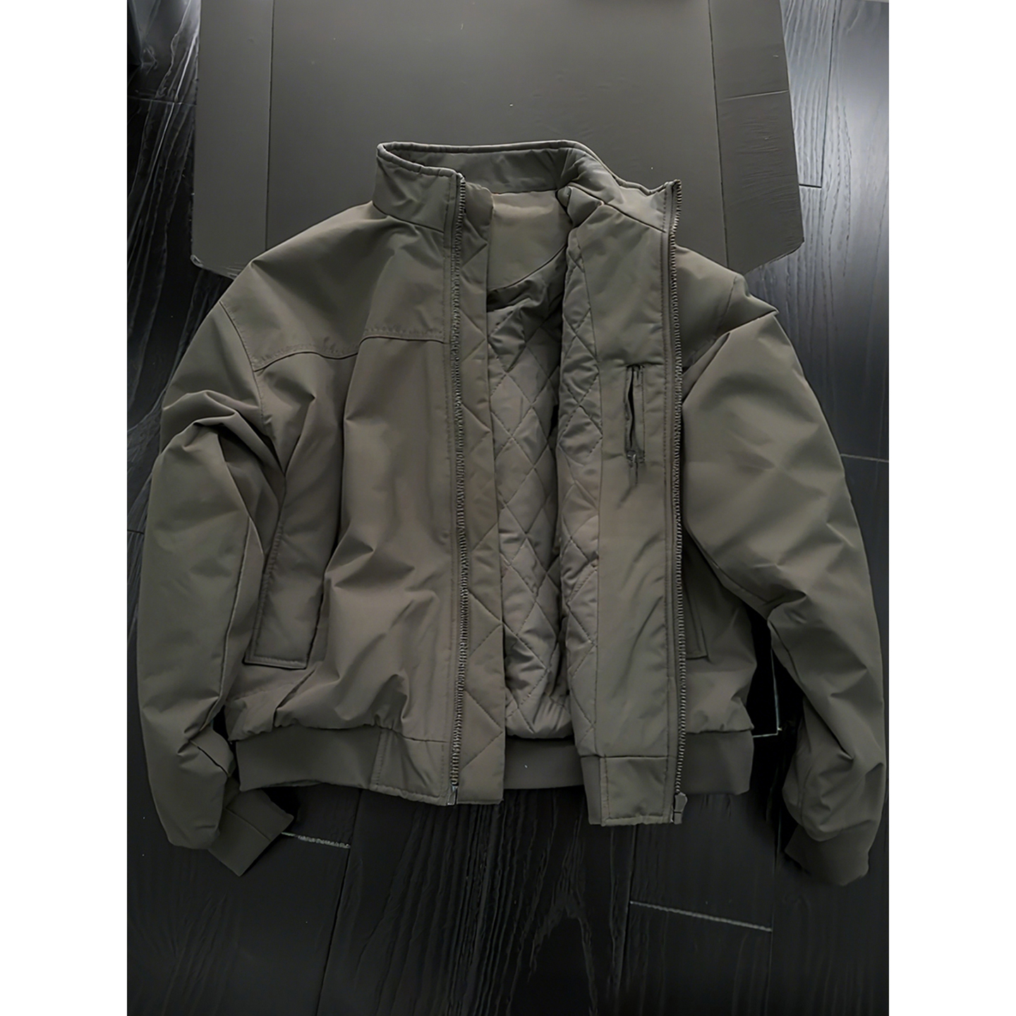 美式飞行员夹克羽绒棉服男秋冬季