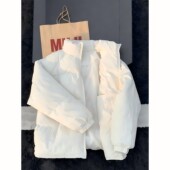 爆款 棉袄男款 冬季 米白色晋江新款 加厚立领情侣棉衣美式 bomber棉服