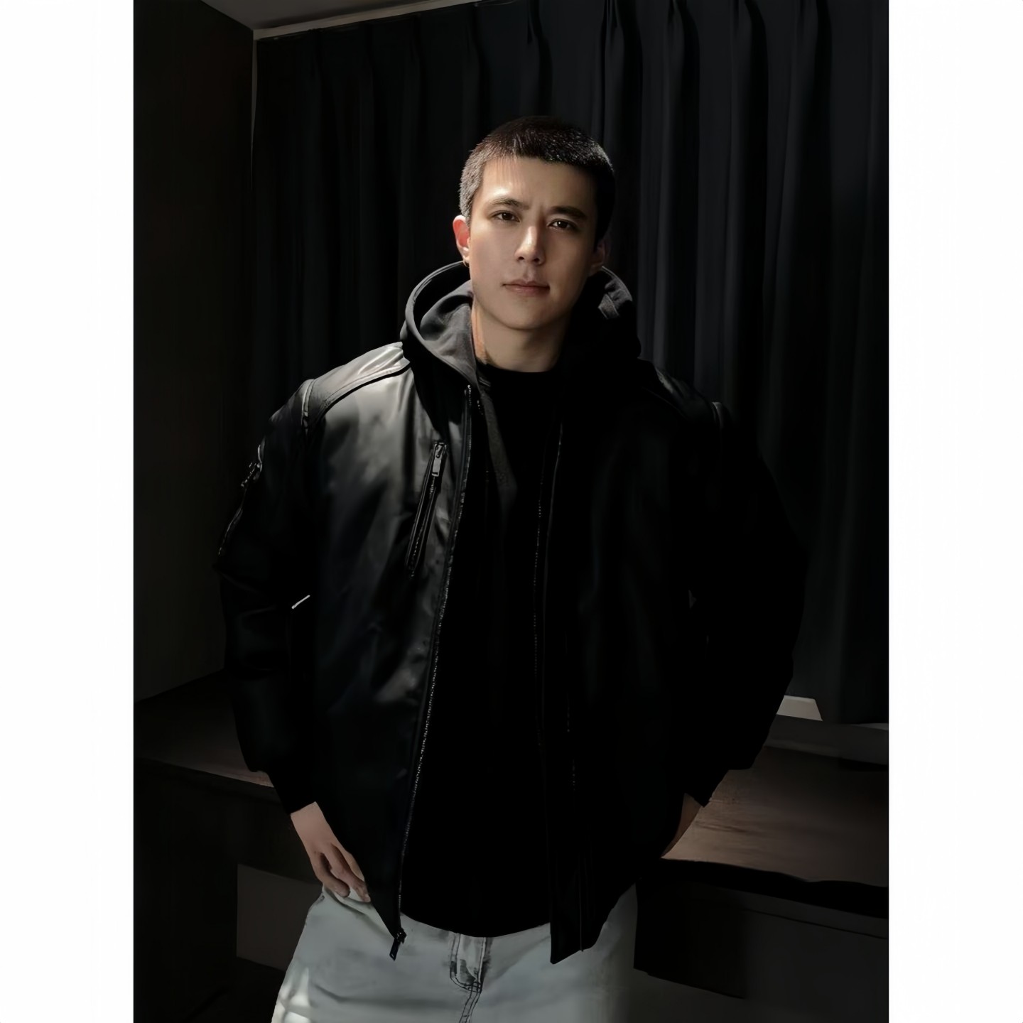 美式pu皮短款羽绒衣男冬季防寒服