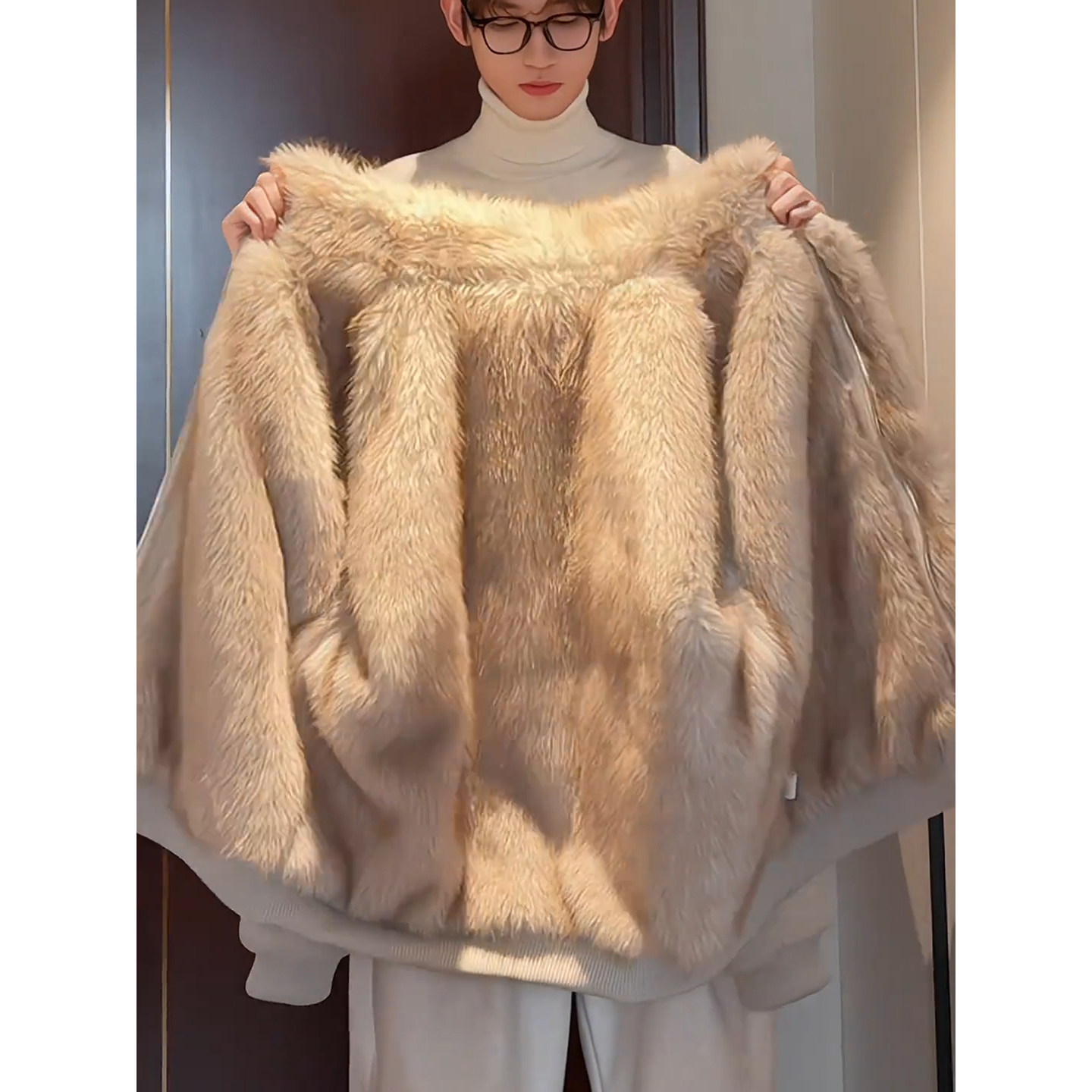 美式哈灵顿毛领棉服男款冬季立领飞机扣座山雕外套高级感痞帅棉衣,男装,棉衣,淘宝优惠券,粉丝福利购,淘宝优惠卷