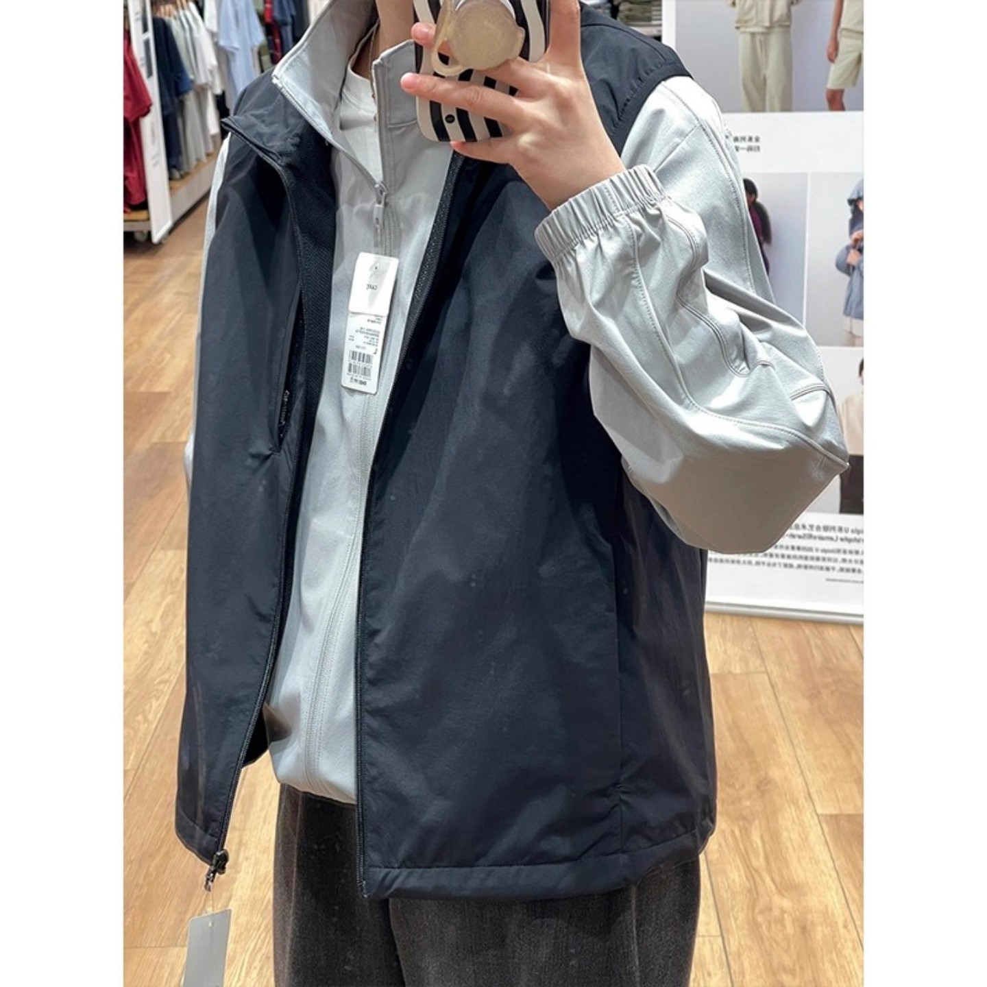 黑色轻量化户外马甲男秋季山系机能风无袖骑行服美式叠穿内搭外套