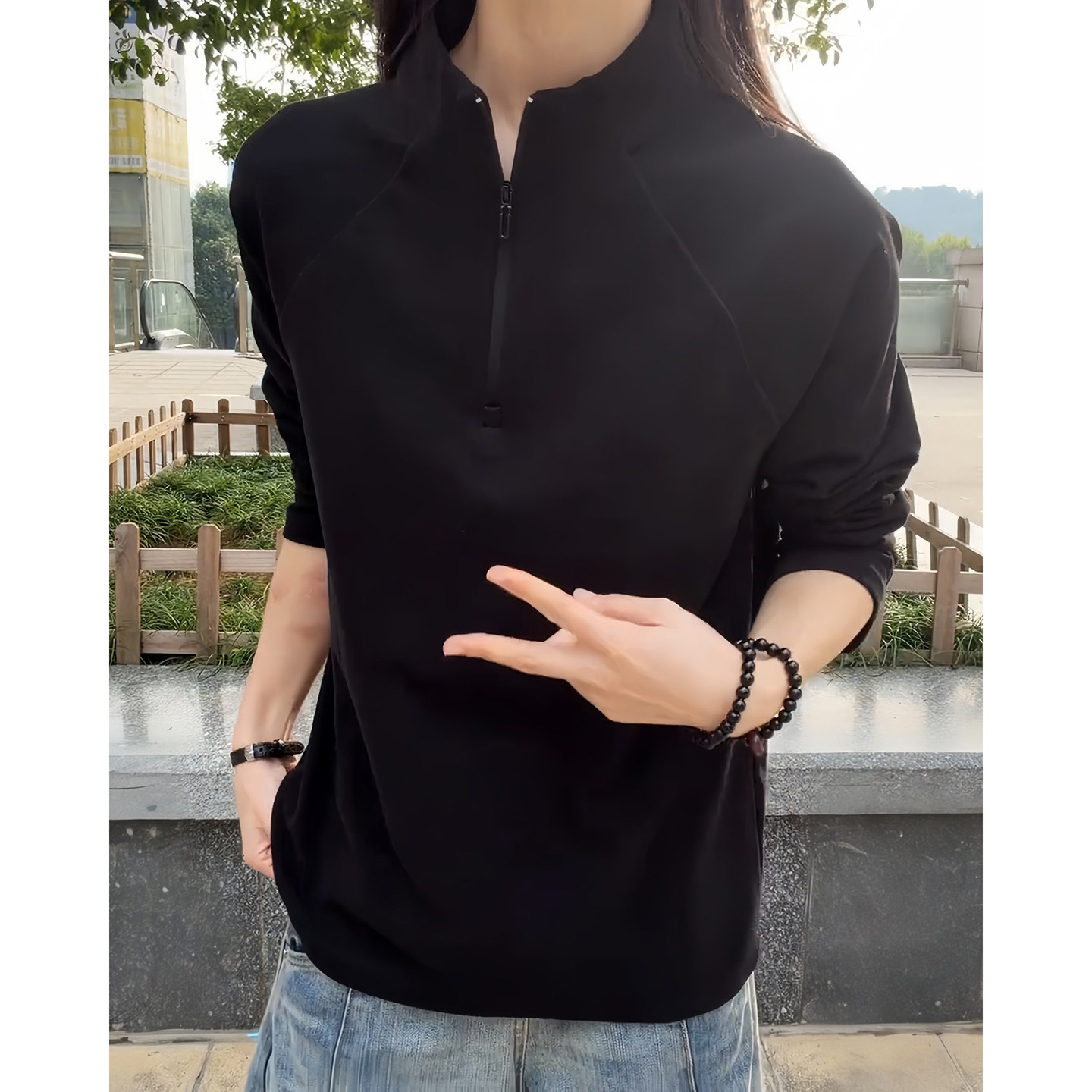 户外运动保暖抓绒衣男秋冬打底衫