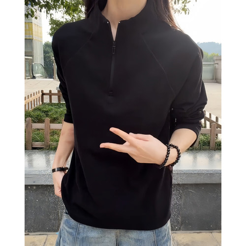 户外运动保暖抓绒衣男秋冬打底衫