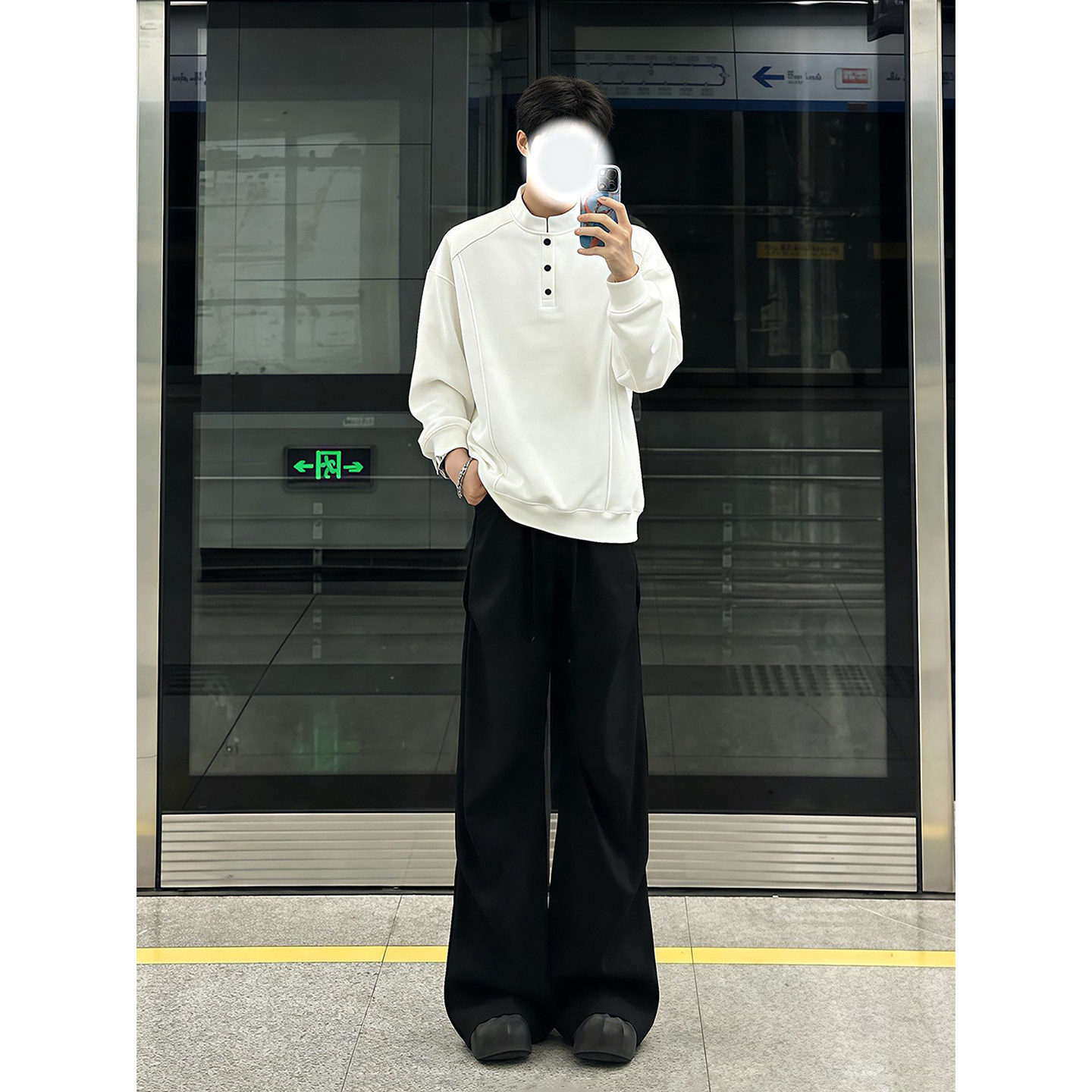 cleanfit褶皱伞兵工装裤男士裤子加绒加厚冬季阔腿微喇弯刀西装裤,男装,休闲裤,淘宝优惠券,粉丝福利购,淘宝优惠卷