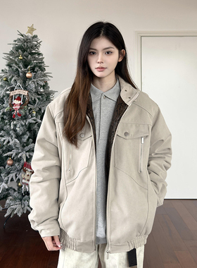 AHCN美式蛇年限定座山蟒帆布夹克独特超好看男生外套痞帅风棒球服