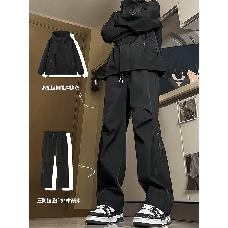 三防软壳冲锋衣机能风户外一整套