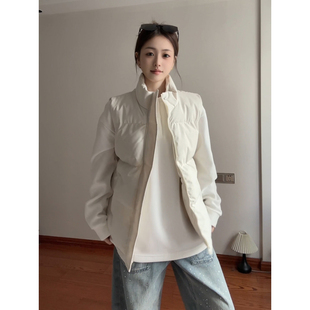 美式轻薄无袖羽绒马甲男冬季保暖加厚可外穿棉服背心叠穿立领外套