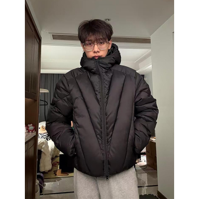 V型射线轻量化排骨羽绒服男冬季