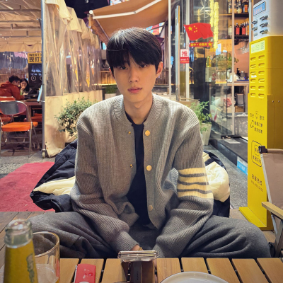 美式棒球领针织开衫男款秋冬季