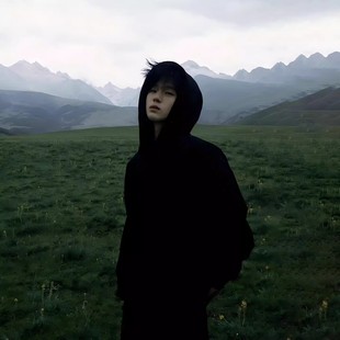 高克重磅黑色连帽卫衣男秋冬加绒加厚硬挺上衣美式痞帅高级感外套