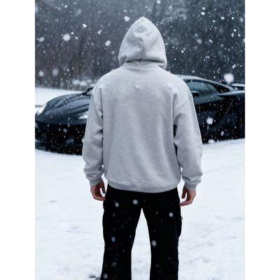 美式重磅加绒卫衣秋冬季内搭硬挺