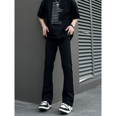 cleanfit微喇牛仔裤男款夏季美式