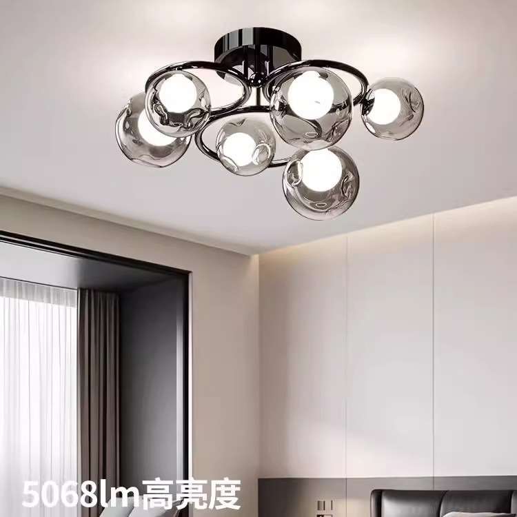 2025新款意式卧室吸顶灯简约现代感中山灯具护眼主卧房间灯