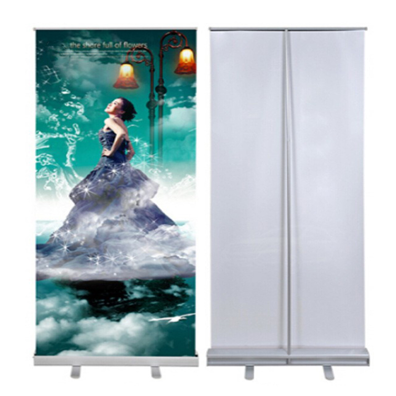 户外宣传a易拉宝展示架定制海报制作立式展架铝合金防水广告牌设