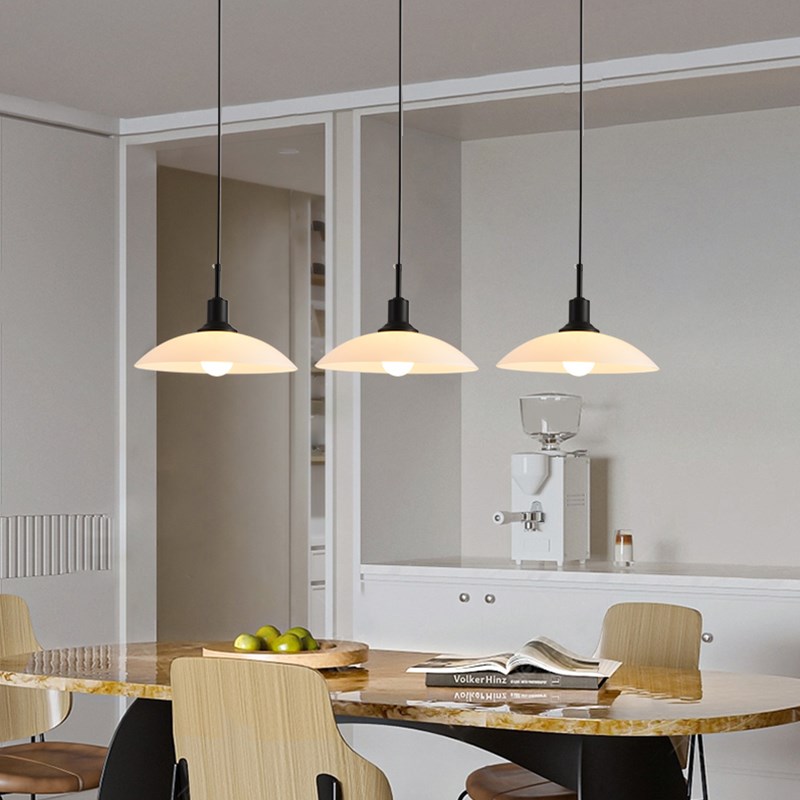 丹麦设计师PH5网红餐厅灯玻璃单头吧台玄关灯主卧室X床头小吊灯具