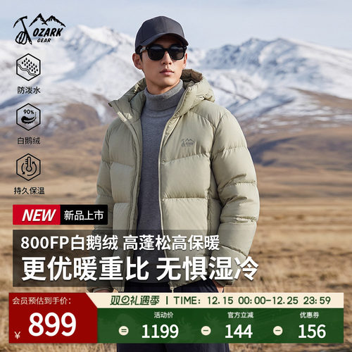 户外防风防水透气羽绒服