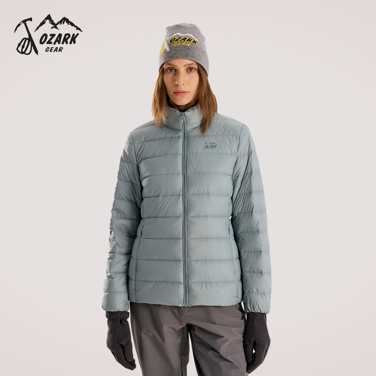 ozark奥索卡羽绒服官方正品高端潮牌休闲美式宽松立领羽绒服外套