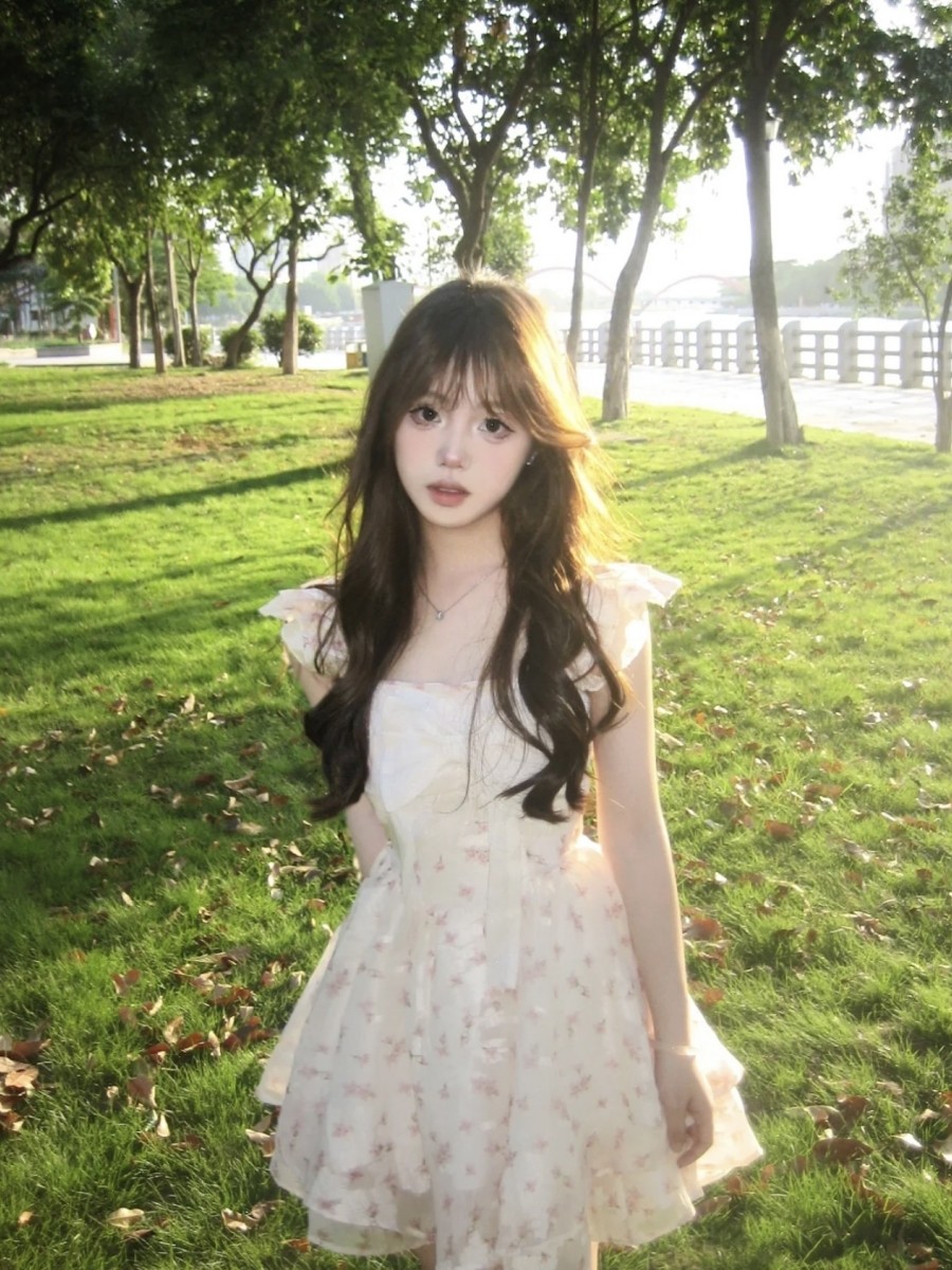 猫花影漫游~甜美碎花蓬