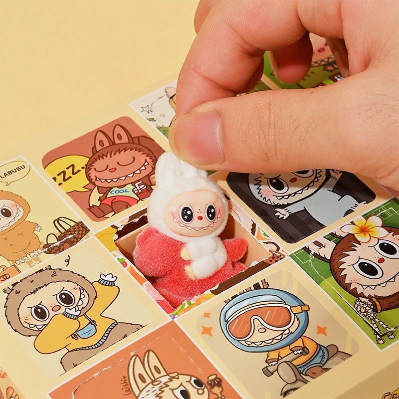 新款洞洞乐盲盒拉布布小公仔小学生儿童礼物摆件学生奖励小礼品