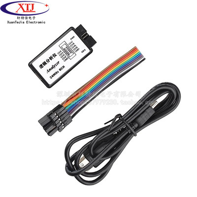 USB逻辑分析仪 单片机ARM FPGA调试利器 24M采样8通道usb saleae