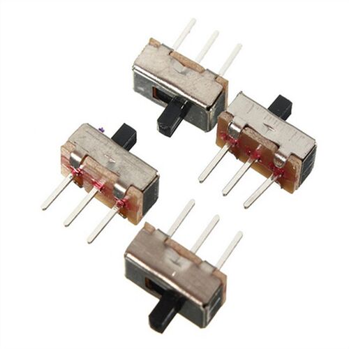 拨动开关 SS12d00G4 横柄式 二档 三脚 柄长4MM