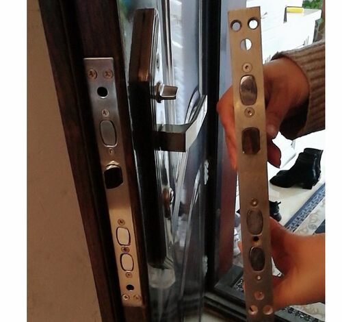 老式盼盼门锁小帅加厚把手锁体超C级锁芯防盗门通用门锁配件套装