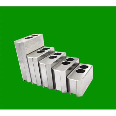 液压卡盘加高三爪油压生爪加厚加宽软爪56810寸正反爪加长卡爪