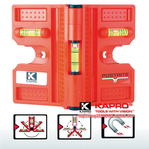 KAPRO可折叠柱体磁性水平仪以色列开普路嘉宝340管道柱子安装