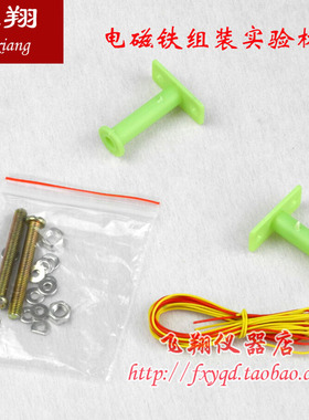 电磁铁组装材料 29031 小学科学教学仪器 物理电磁学实验器材