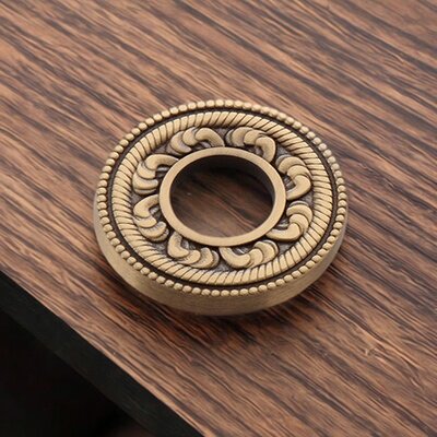 古铜装饰遮丑盖水龙头 三角阀燃气阀4分盖 不锈钢欧式混水阀盖子