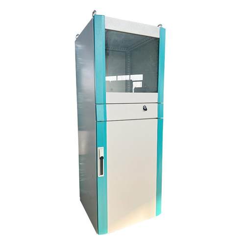 苏州供应豪华绿边PC电脑柜立式移动电脑存放柜工控机柜配电控制柜