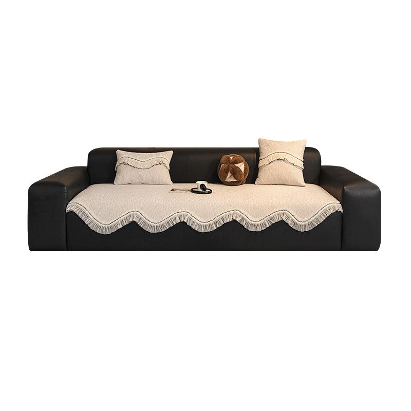 异形裙0边雪尼尔沙发固垫225新异形暮色款四季通用皮垫沙发盖布定