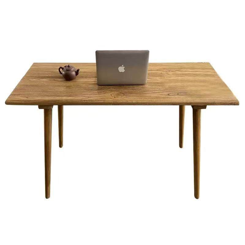 老榆木书桌面板实木电脑桌家用办公榆木桌实木桌板整张原木吧台板