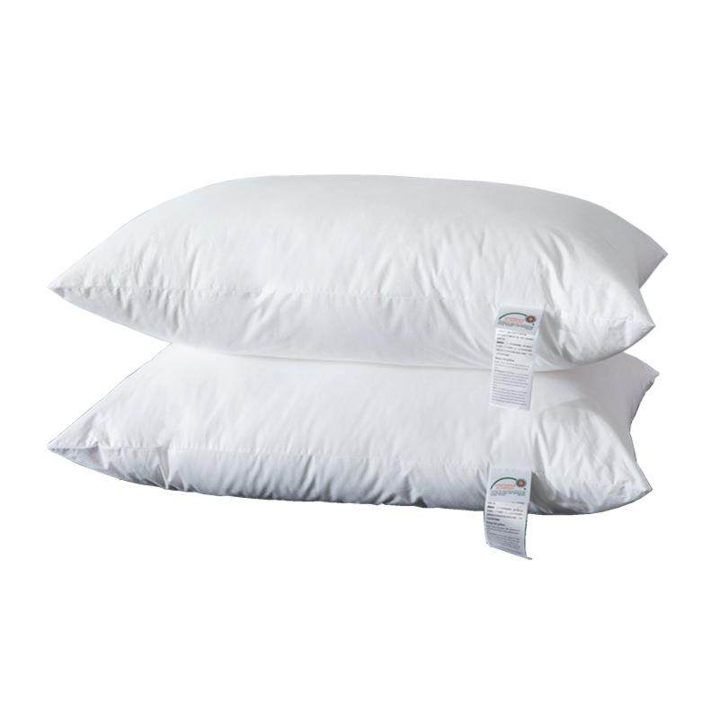 五星级酒店全棉枕头进口羽丝棉单人护颈椎枕芯超柔助睡眠一对拍2,床上用品,U型枕/便携枕,淘宝优惠券,粉丝福利购,淘宝优惠卷