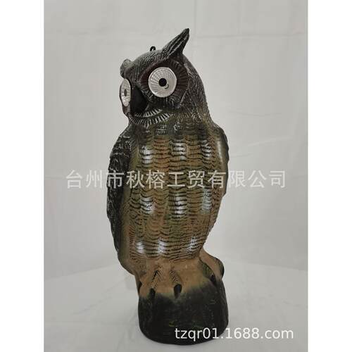 太阳能发光猫头鹰园林装饰猫头鹰花园猫头鹰