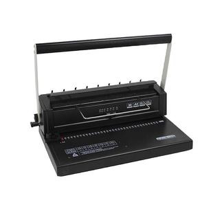 W12M铁圈YO双线圈装 订机34孔A4画册办公文件菜单标书打孔机活页本