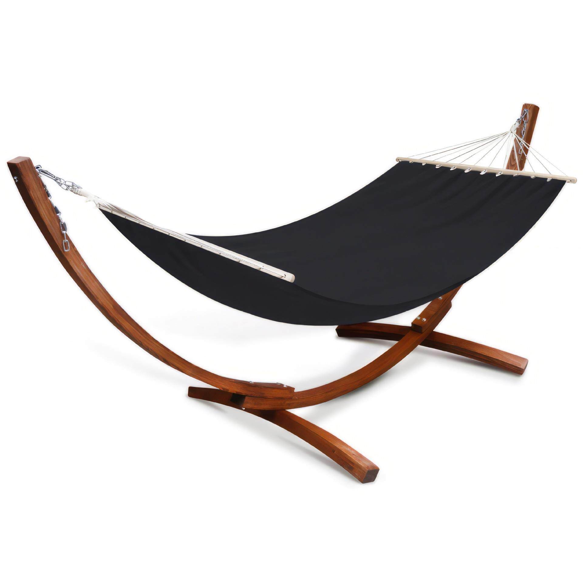 露台单人木支架吊床阳台秋千双人室内摇篮椅吊椅专用户外悬挂式