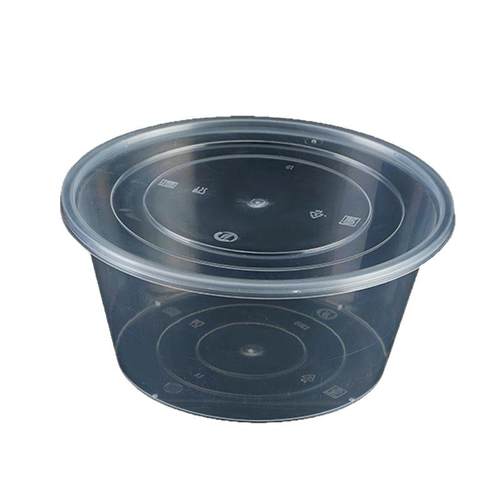 利源一次性1000圆形打包盒加厚1250圆碗盖浇饭汤粉外卖625饭盒