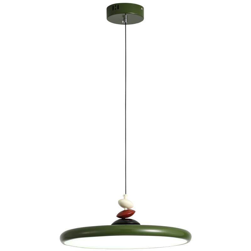 现代简约护眼飞碟餐厅灯飞盘卧室餐桌吊灯家用奶油风M豆中山灯具,家装灯饰光源,智能吊灯,淘宝优惠券,粉丝福利购,淘宝优惠卷