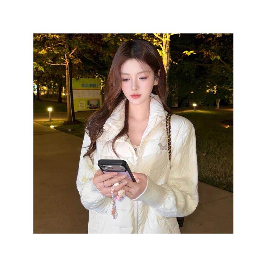 2026显瘦排骨棉服女短冬