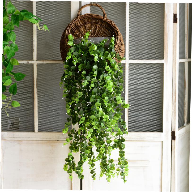 ins风田园壁挂花盆 餐厅墙面装饰花篮创意墙壁仿真植物背景墙挂件