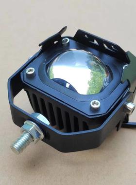 小型钢炮镜头Led改装聚光灯汽车卡车黄色和白色超亮防水通用强光