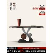 成军北美胡桃木入口桌入口实木入口储物桌典雅艺术可及豪华入口柜