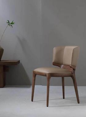 诧寂风餐椅violet chair意大利设计师实木椅子北欧覆古餐厅靠背椅