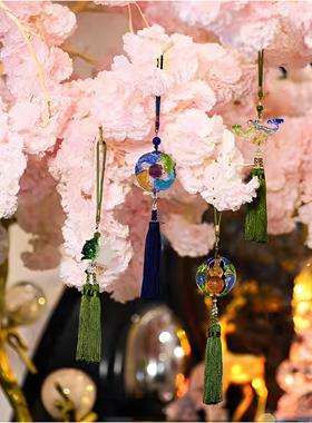 【本尼家】CX01非遗好物琉璃挂件车内挂饰中式高档玄关摆件吊挂坠