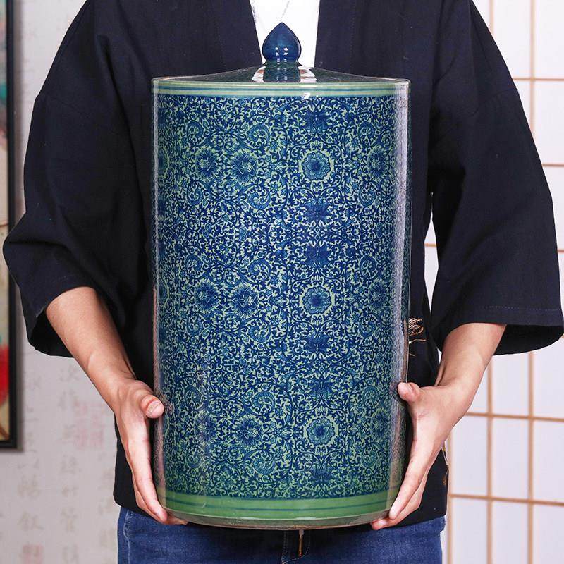 特大茶叶罐陶瓷覆古茶饼密封罐收纳装散茶白茶储存茶罐米缸泡菜坛,餐饮具,茶叶罐,淘宝优惠券,粉丝福利购,淘宝优惠卷