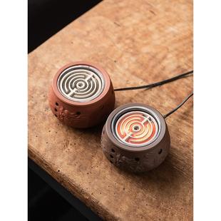 紫砂浮雕祥龙复古养生电陶炉煮茶壶罐罐壶烧水泡茶电炉丝加热家用