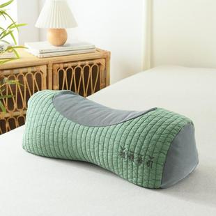 全棉水洗棉颈椎牵引荞麦枕头加高透气护颈荞麦壳皮枕芯枕套夹棉
