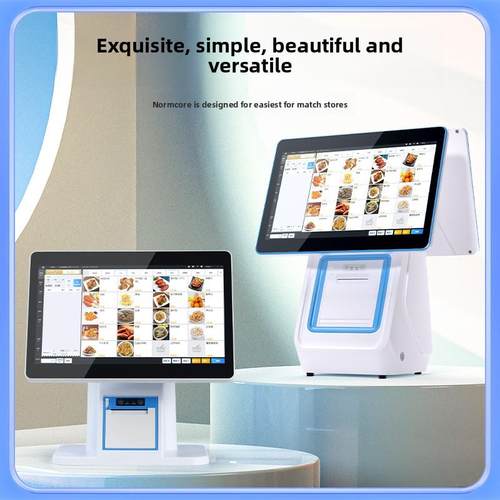 2025新型餐饮收银机奶茶店扫码订购收银机超市便利店收银一体机